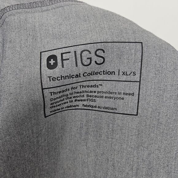 Figs Scrub Pants Mens XL Short Tansen Jogger Nurses Healthcare Uniforms Graphite - Picture 9 of 10